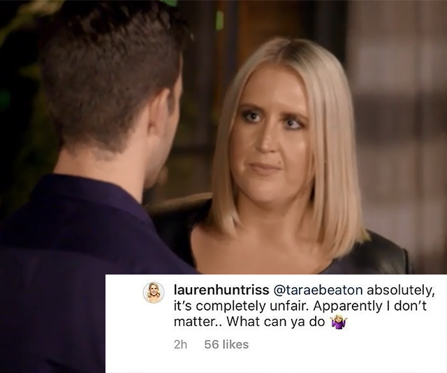MAFS’ Lauren just slammed Matthew’s behaviour on social media and it’s RUTHLESS