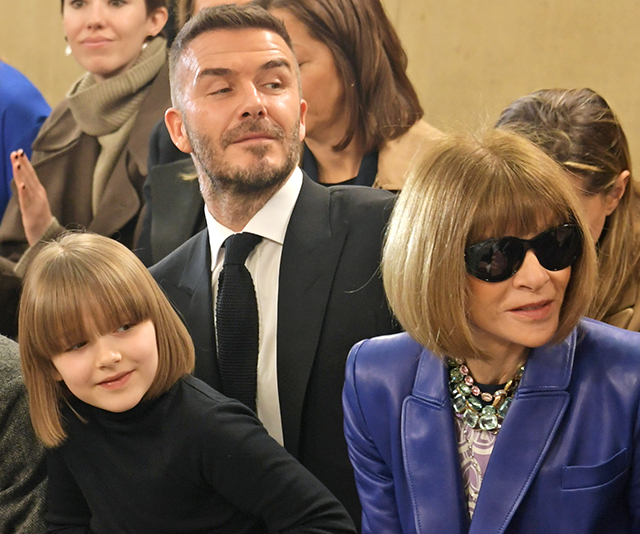 Harper Beckham’s hilarious twinning moment with Anna Wintour has exploded the internet