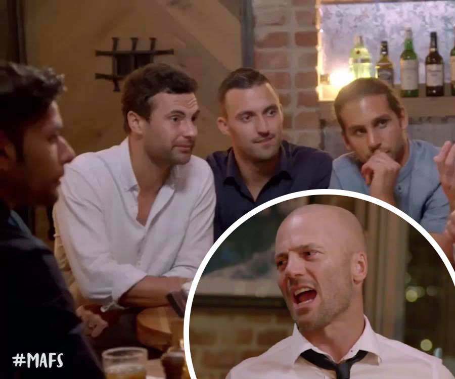 MAFS: Mike goes full ‘Mike’ on boys’ night and teases Dino about his sex life