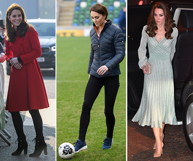 Duchess Catherine shows her sporty and chic sides on official trip to Belfast with Prince William