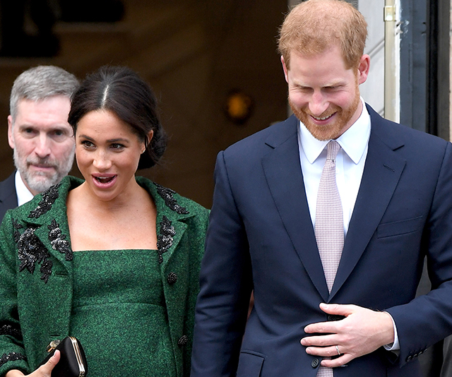 Surprise! Duchess Meghan just made an unexpected appearance at a christening with Prince Harry