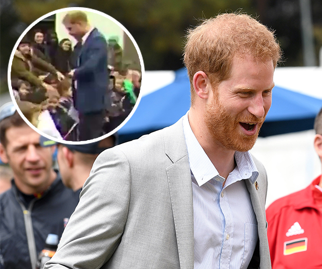 Prince Harry just did the most hilarious impression of Duchess Meghan and it was caught on camera