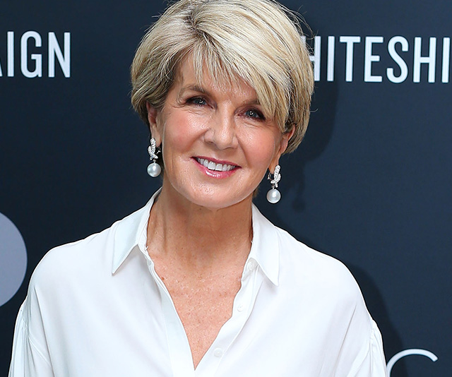 EXCLUSIVE: Julie Bishop wears her most important outfit yet as she supports a cause close to home