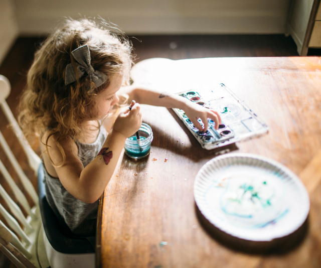 44 month old: It might be messy, but craft time is so important for your toddler’s development