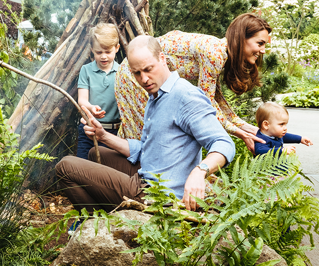 UNSEEN ROYAL FOOTAGE: Prince George, Louis and Princess Charlotte explore mum Kate’s newly designed garden in ADORABLE new clip
