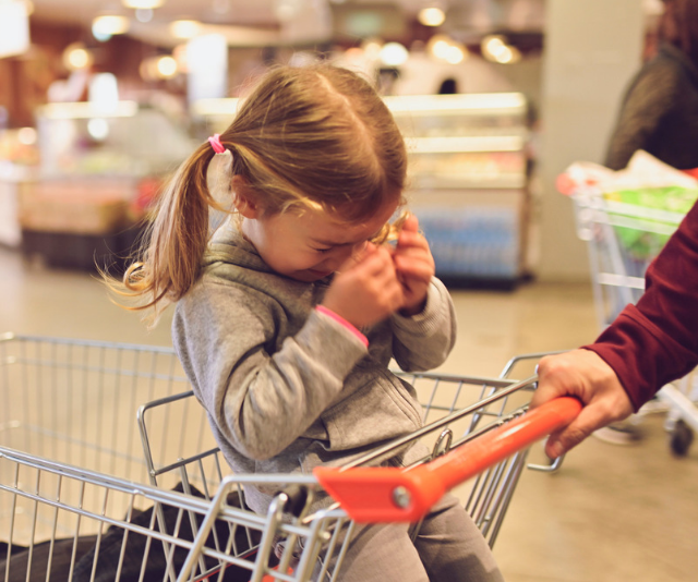 How to avoid a toddler tantrums at the supermarket
