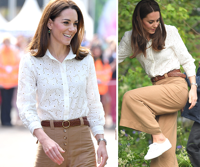 Just quietly, Kate Middleton’s chic white sneakers are super cheap and we’re buying them immediately