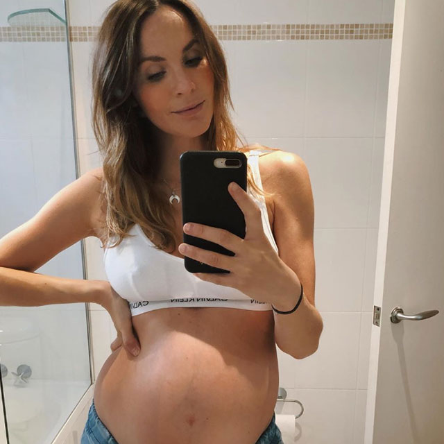 Laura Byrne may have accidentally let slip the gender of her unborn baby