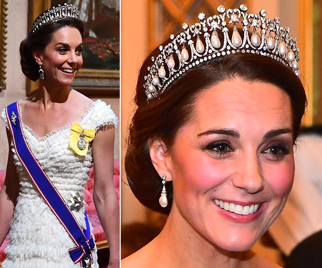 Just FYI, you can buy Kate’s heavenly tiara for under $100 and this is not a drill