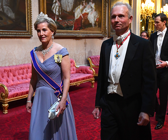 The sweet story behind Sophie Countess of Wessex’s state banquet tiara