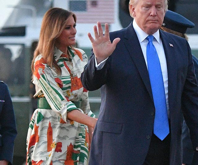 Melania Trump’s Gucci dress just sent an unexpected message about pro-abortion