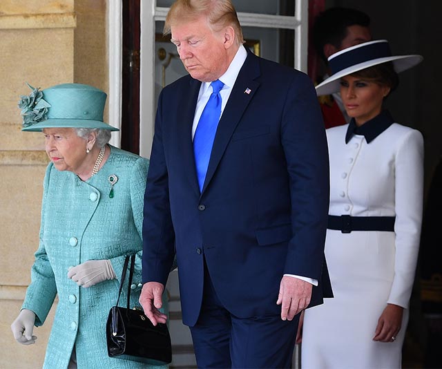 How the Queen’s black handbag is sending a hidden signal during Trump’s visit