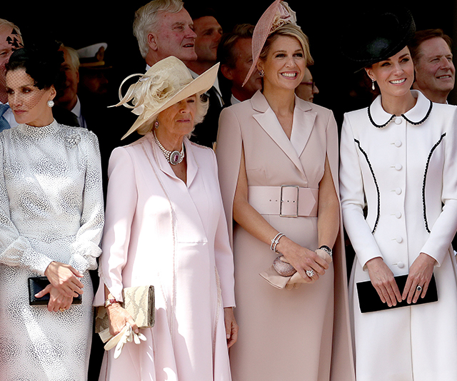 Royal ladies unite! Kate Middleton steps out alongside international royals in fashion-forward display