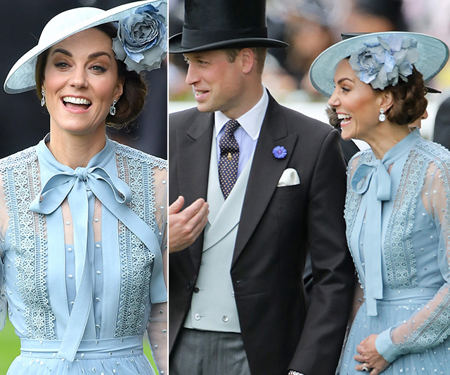 Kate and Wills brighten up a drizzly day at Royal Ascot with an animated display – see the pics