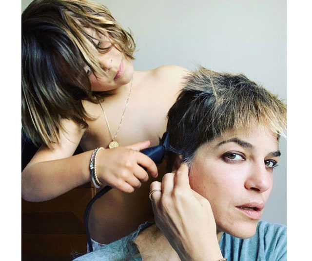 The incredibly touching reason why Selma Blair’s seven-year-old son shaved her head