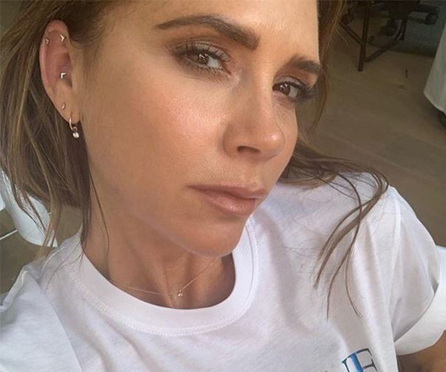Victoria Beckham’s new t-shirt reveals a heartfelt plea in her latest candid selfie