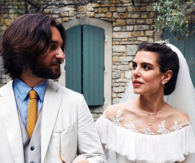 Another royal wedding! New photos from Monaco’s Charlotte Casiraghi’s second nuptials released
