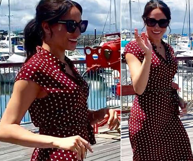Aussie women are going wild for this $25 version of Meghan Markle’s polka dot dress