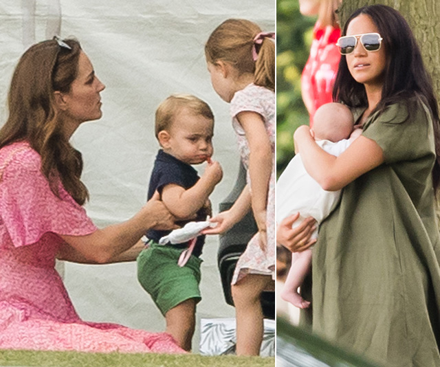 A right royal play date! Meghan and Kate unite with their families at the polo – see all the amazing pics