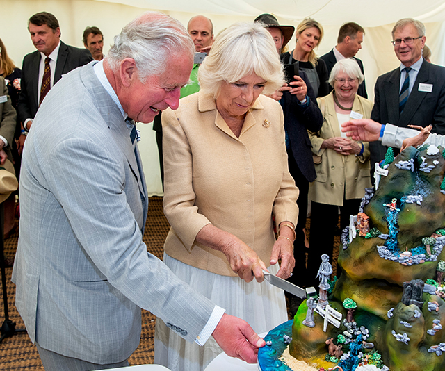Duchess Camilla celebrated her birthday with the most extravagant cake we’ve ever seen