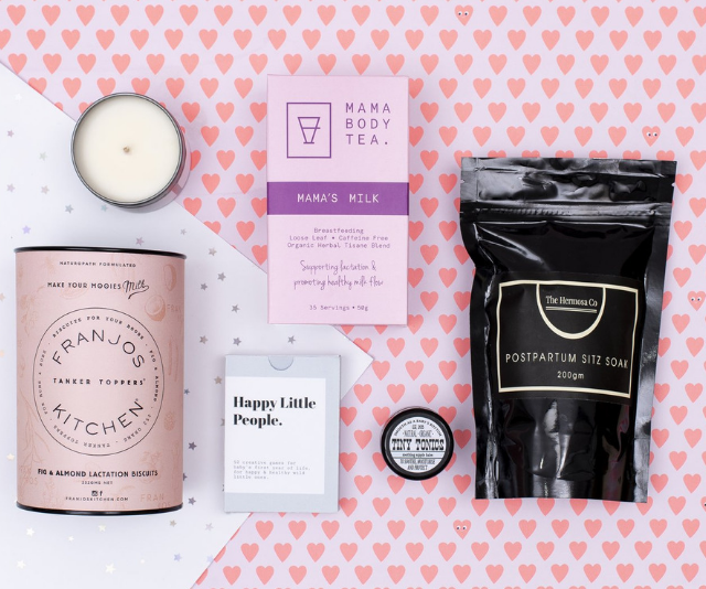 6 of the best modern hamper gifts to spoil new mums