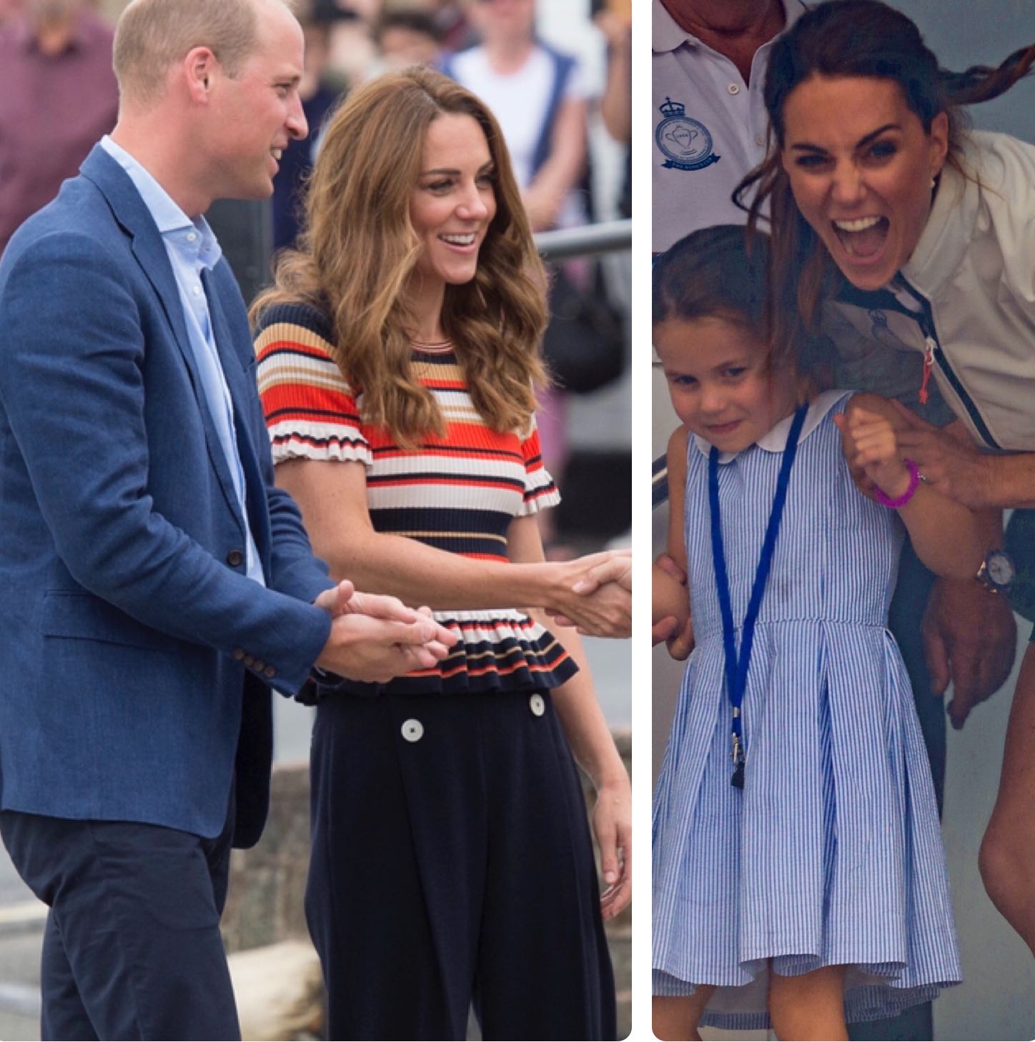 They’re back! Kate and Wills break from holiday by bringing the kids to Kings Cup Regatta – see the pics
