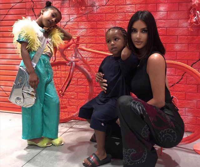 Kim Kardashian’s latest photos of her kids reveal their sassy side