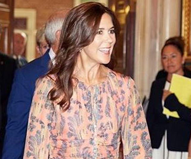 Crown Princess Mary glows as she steps out in a stunning recycled H&M dress