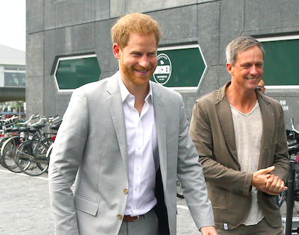 Prince Harry touches down in Amsterdam to launch his unique new travel project