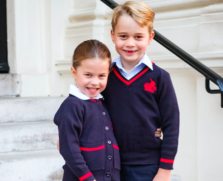 Duchess Catherine and Prince William just dropped a gorgeous new picture of George and Charlotte heading to school