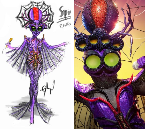 EXCLUSIVE SKETCHES: The Masked Singer costumes were designed BEFORE the show was cast