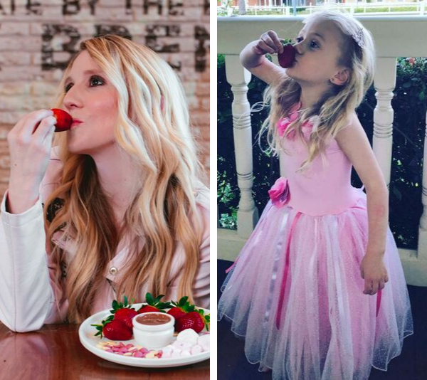 EXCLUSIVE: Nikki Webster’s daughter dances to Strawberry Kisses and our hearts can’t take it
