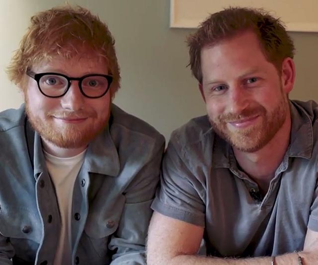 Prince Harry and Ed Sheeran release comedic video for World Mental Health Day – and there’s a ginger twist!