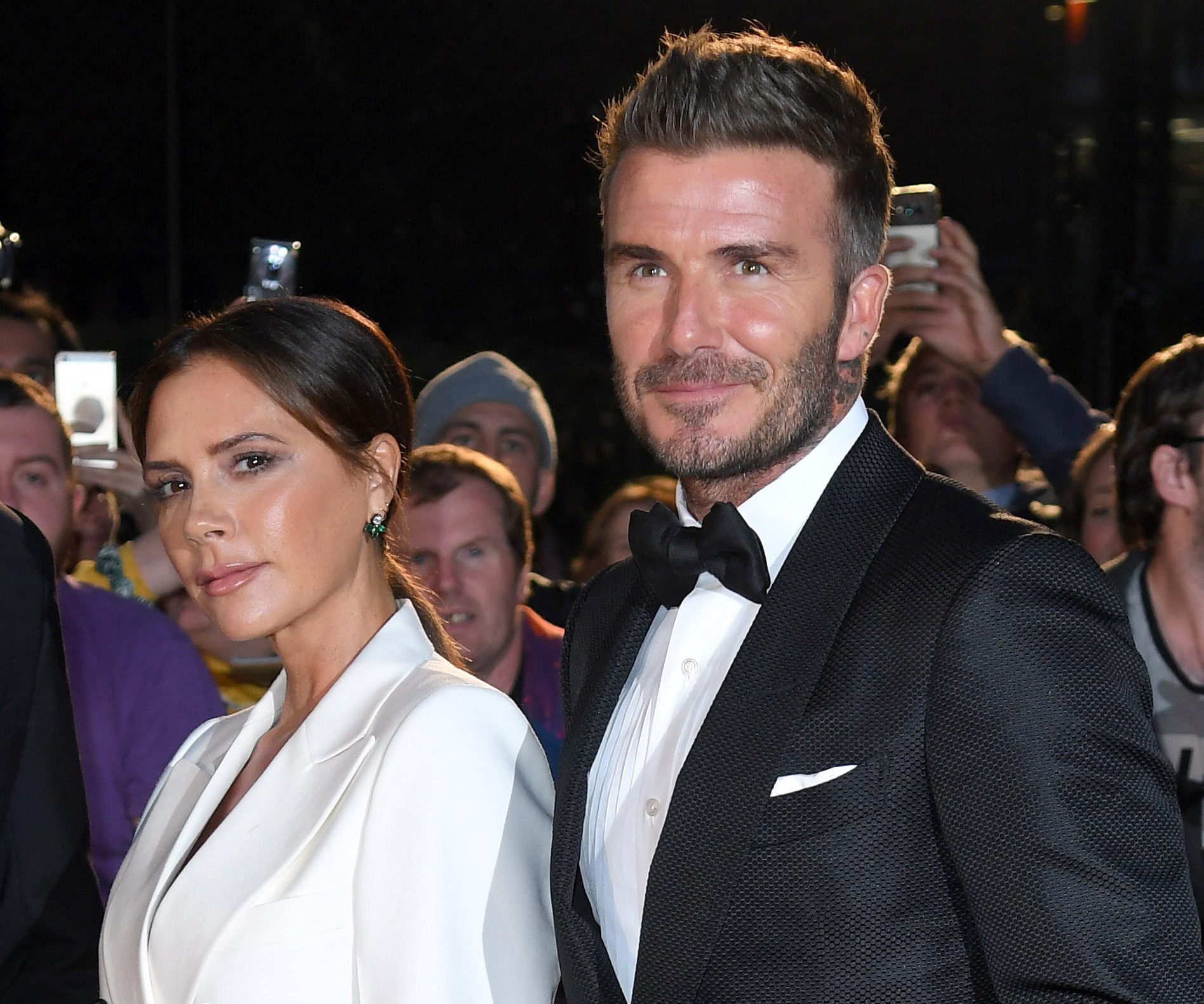 Victoria Beckham says it was “love at first sight” for her and husband David Beckham