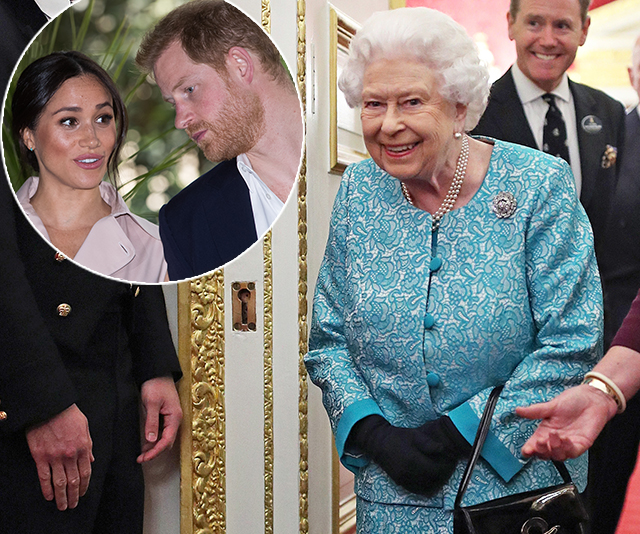 Did the Queen just shade Prince Harry and Duchess Meghan by removing a picture of them?