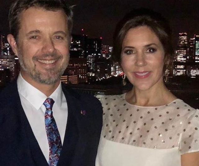 Crown Princess Mary just wore a wedding dress for her date night with Frederik, and she’s glammed it up like a pro