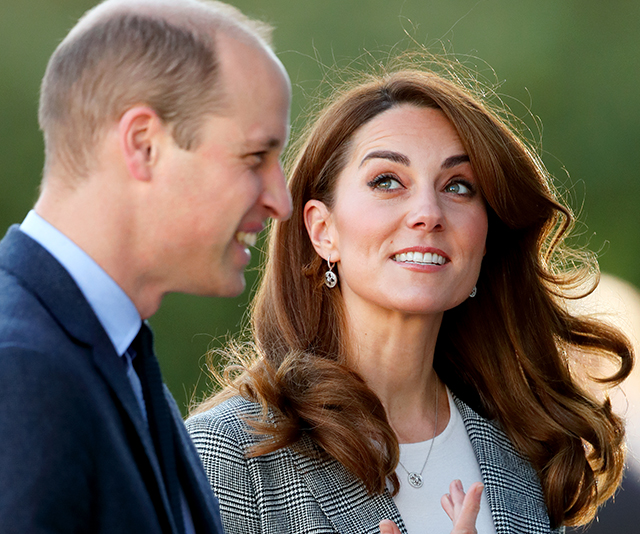 Kate Middleton and Prince William put on a rare show of PDA at surprise engagement