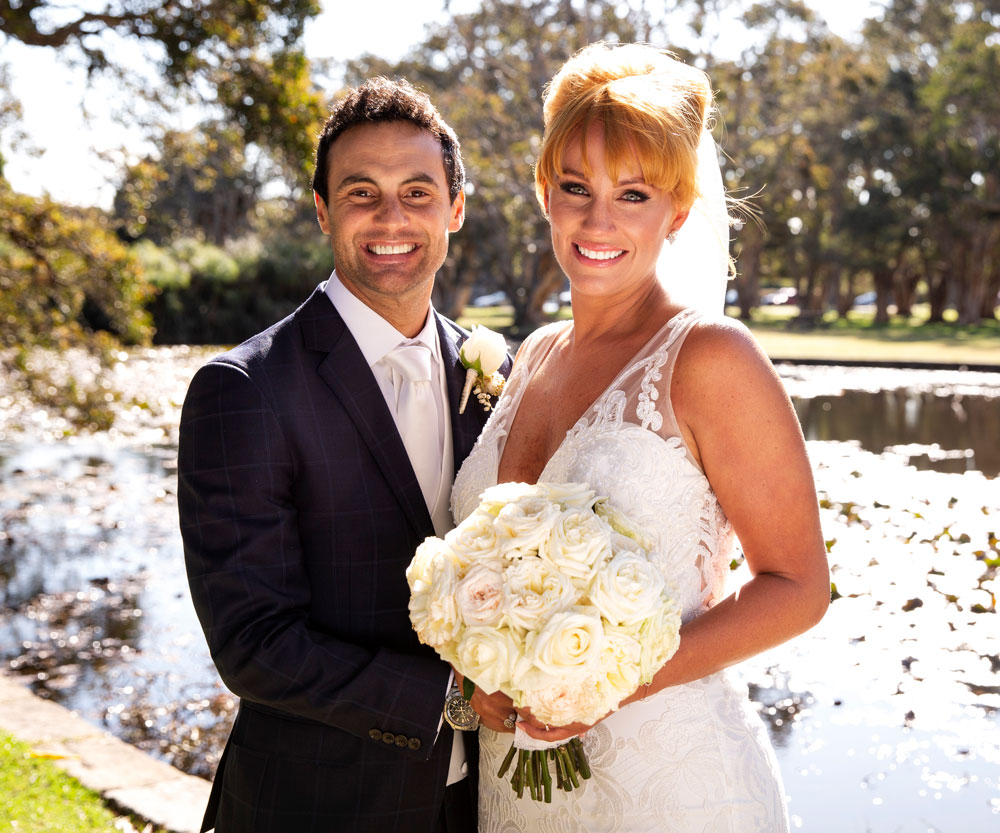 Jules Robinson ties the knot in her dream wedding dress