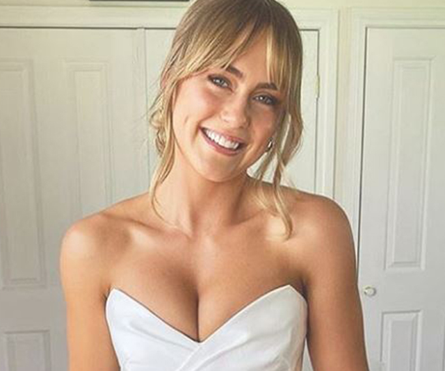 Stunning Aussie model Steph Claire Smith just got married in a wedding dress with a surprising bare-all twist