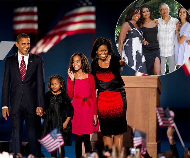 The Obama daughters are all grown up in unseen family photo shared by Michelle Obama