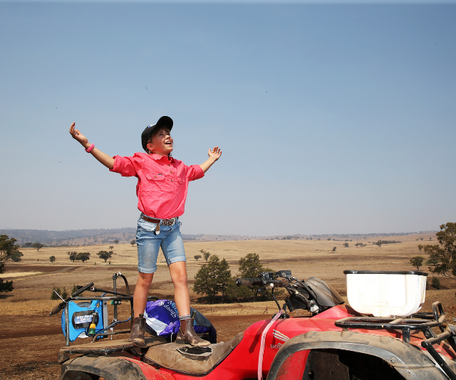 The inspiring story of how one woman went from drought hero to social media star