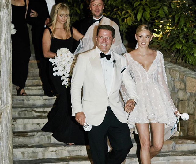 Karl Stefanovic and Jasmine Yarbrough share new photos to celebrate their first wedding anniversary