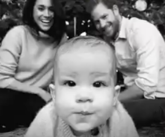 Prince Harry and Duchess Meghan’s Christmas card features baby Archie- but in GIF form