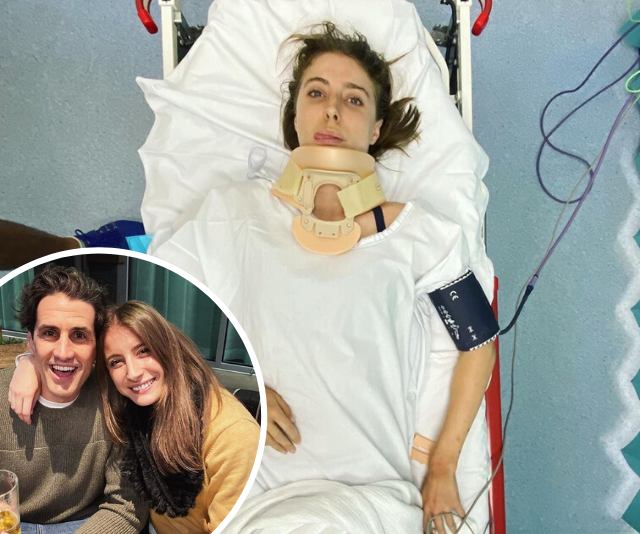Rebecca Harding hospitalised after nasty bike accident – but boyfriend Andy Lee is by her side
