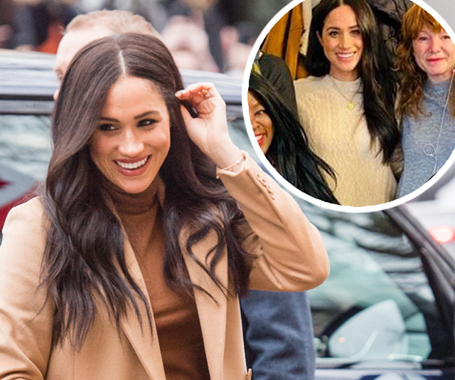Meghan Markle pictured surprising a women’s centre in Vancouver – her first public sighting since stepping back