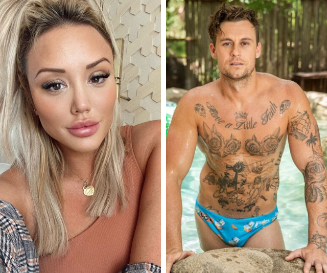 It’s back on! Charlotte Crosby and Ryan Gallagher share a steamy kiss on I’m A Celeb as romance heats up