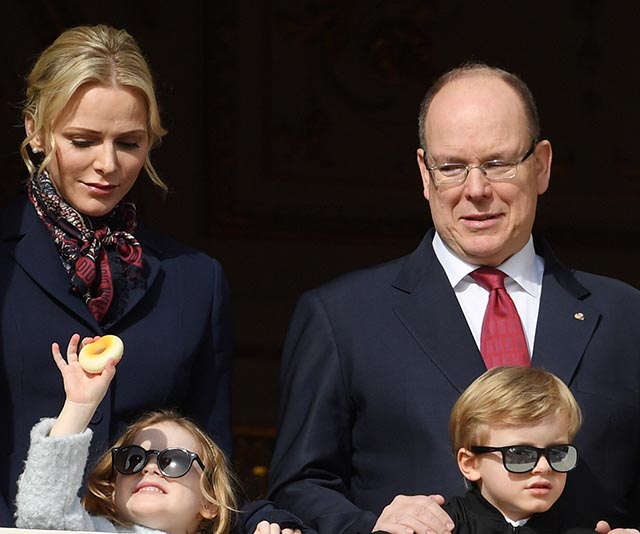 Monaco’s royal twins go rogue by wearing slick sunglasses for a rare public appearance