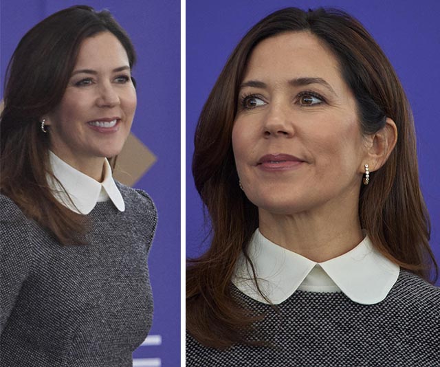 Crown Princess Mary wears the perfect transeasonal dress as she touches back down in Denmark
