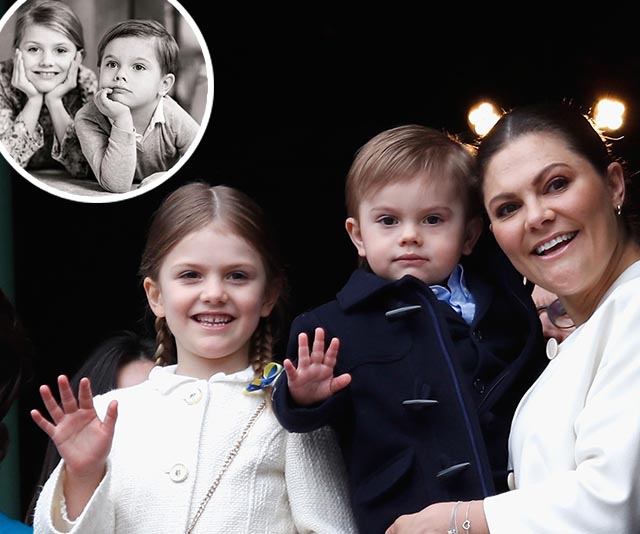 Prince Oscar of Sweden celebrates his fourth birthday with a heavenly photo shoot featuring his big sister