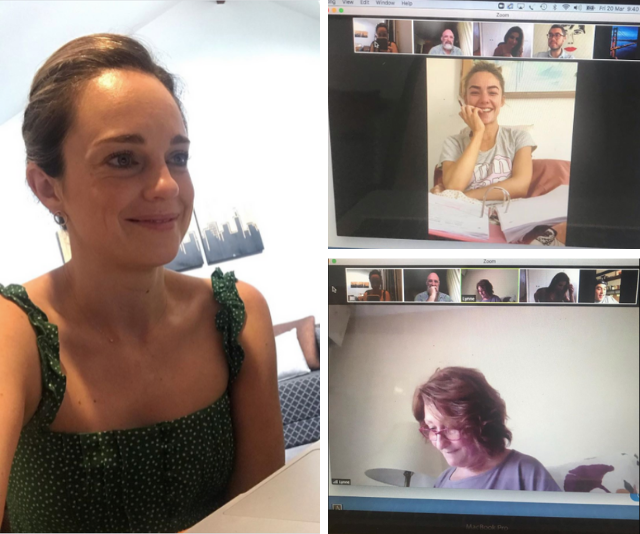 The Home And Away cast are now rehearsing in isolation amid COVID-19, and how do we join this video call?